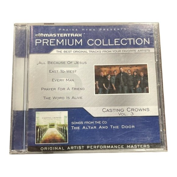 Casting Crowns Vol 3 Mastertrax Premium Altar and the Door Music CD Accompanimen - Picture 1 of 3